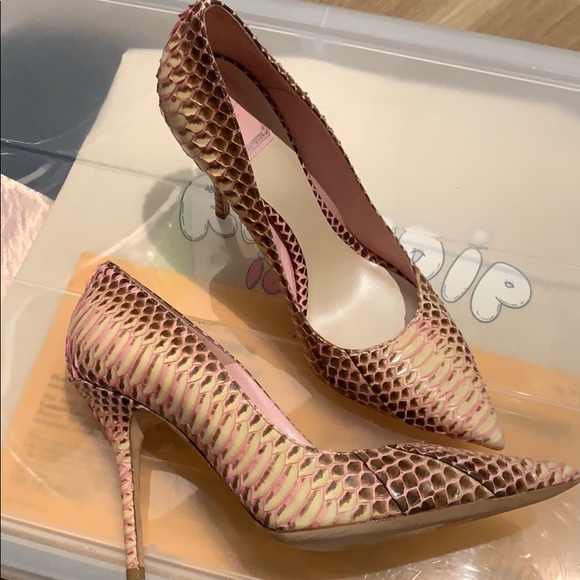 Christian Dior Python leather heels - Picture 4 of 4